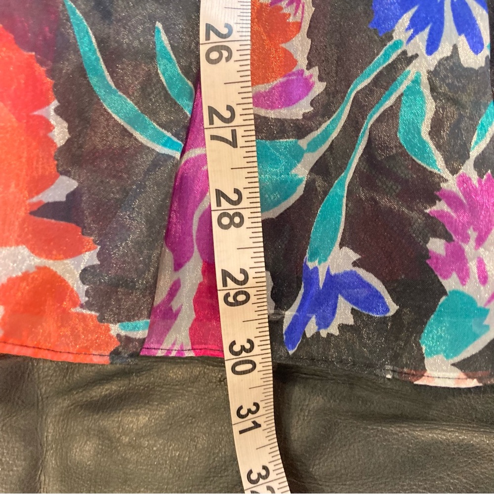 Vintage 80s Prom Dress strapless multicolor - Picture 13 of 14